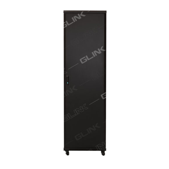 GLINK ตู้แร็ค 42U ลึก 60 ซม. ขนาด 60x60x205.5 ซม. รุ่น GC42U(60CM)(แถมฟรี! ถาด 1 ใบ พัดลม 1 ชุด) (สีดำ)(20060) - Image 5