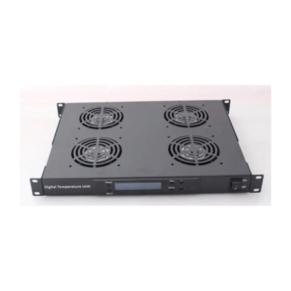 GLINK 1U temperature control fan unit 4 bits พัดลมระบายความร้อนสำหรับตู้ RACK รุ่น GCA-06 (21466)