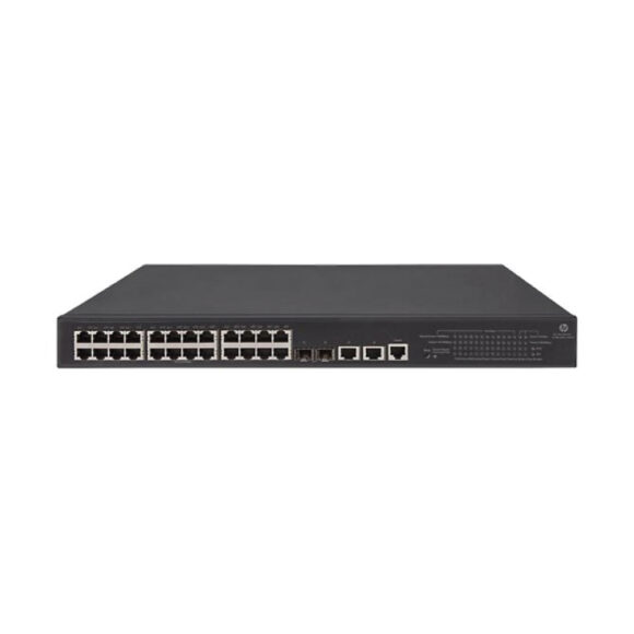 ARUBA HP 1950 24 10/100/1000 PoE+ ports, 2 SFP+ ports,2 1/10GbE-T ports, 370W รุ่น JG962A