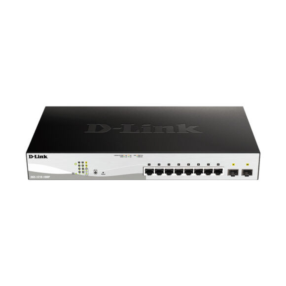 D-Link 10-Port Gigabit Smart Managed PoE Switch รุ่น DGS-1210-10MP