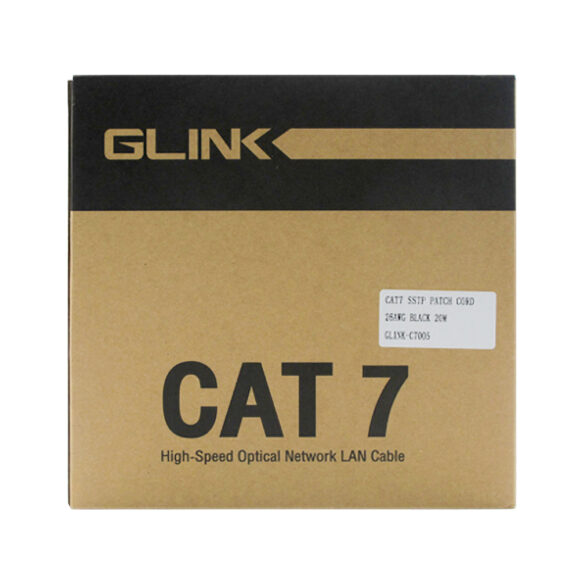 GLINK สาย CAT7 SSTP PATCH CORD 26AWG BLACK (20 M) รุ่น GLINK-C7005(20681) - Image 3