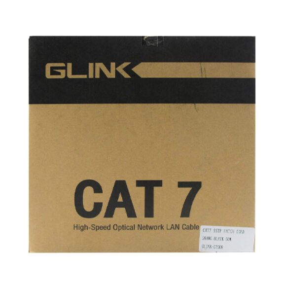GLINK สาย CAT7 SSTP PATCH CORD 26AWG BLACK (50 M) รุ่น GLINK-C7008(20684) - Image 3