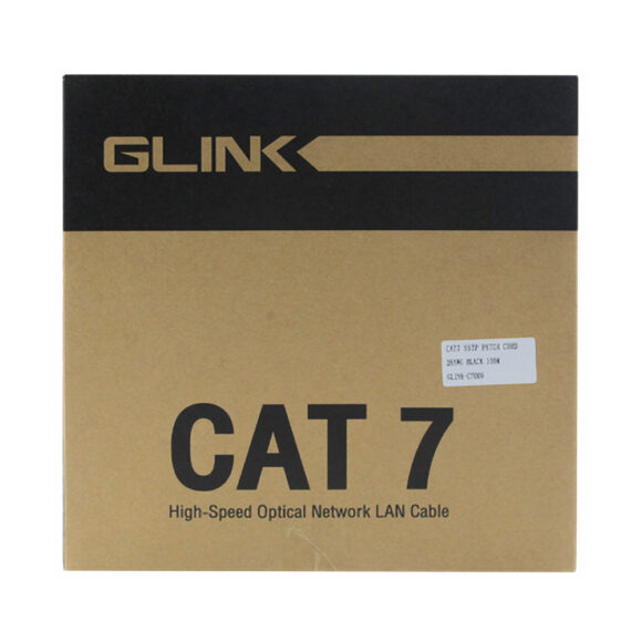 GLINK สาย CAT7 SSTP PATCH CORD 26AWG BLACK (100 M) รุ่น GLINK-C7009(20685) - Image 3