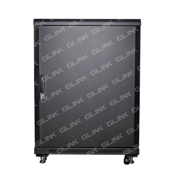 GLINK ตู้แร็ค 15U ลึก 80 ซม. ขนาด 60x80x85.5 ซม. รุ่น GC15U(80CM)(แถมฟรี! ถาด 1 ใบ พัดลม 1 ชุด) (สีดำ)(24483) - Image 4