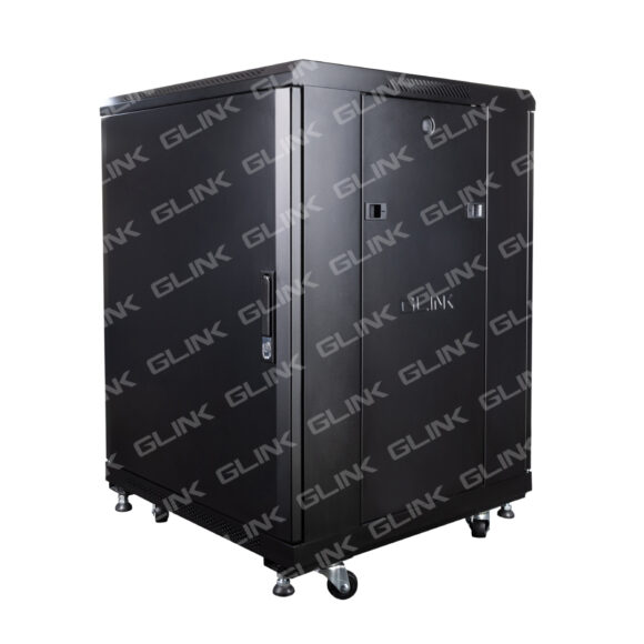 GLINK ตู้แร็ค 15U ลึก 80 ซม. ขนาด 60x80x85.5 ซม. รุ่น GC15U(80CM)(แถมฟรี! ถาด 1 ใบ พัดลม 1 ชุด) (สีดำ)(24483) - Image 2