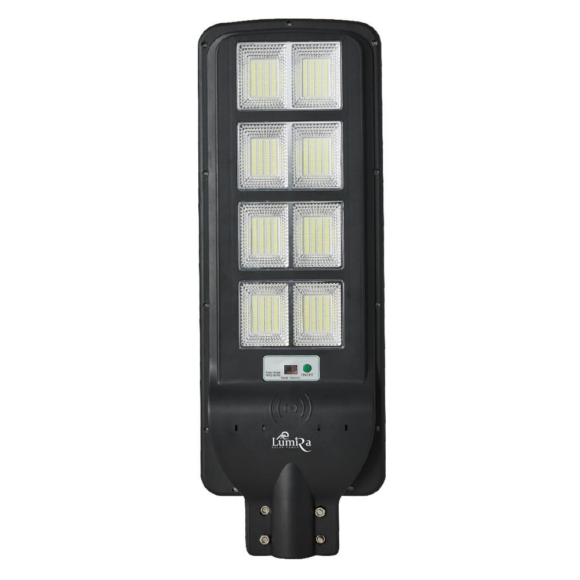 LumiRa โคมไฟถนนโซล่าเซลล์พร้อมขาตั้งและรีโมท  Solar Street Lamp 400W+SS-pole รุ่น LSC-024 400W