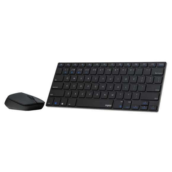 RAPOO Wireless Mouse and Keyboard Set รุ่น KB-9000M-BK - Image 2