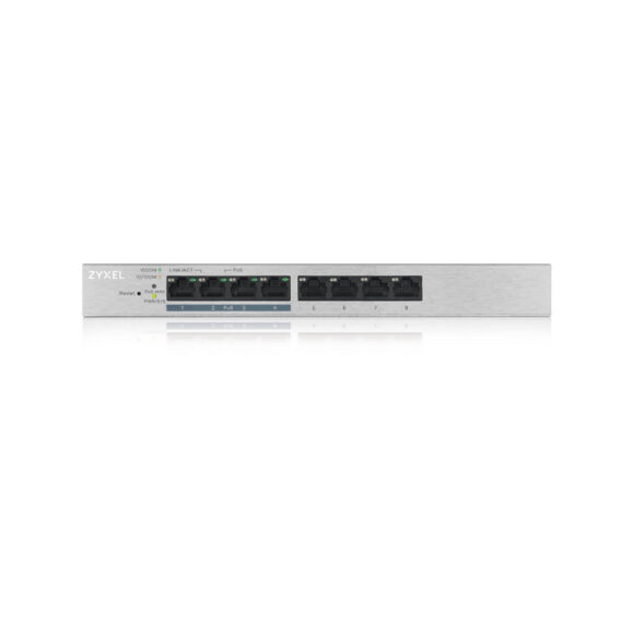 ZYXEL 8-Port Web Managed PoE Gigabit Switch รุ่น GS1200-8HP v2 - Image 2
