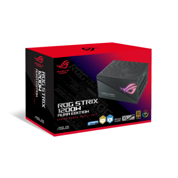 ASUS Power Supply Unit ROG-STRIX-1200G-AURA-GAMING (1200W) (90YE00P0-B0ZA00) - Image 5